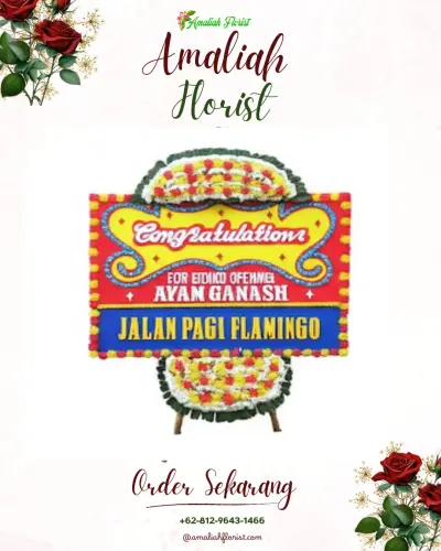 Bunga Papan Congratulation di Kaponan